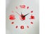 3D Wall Clock Acrylic Frameless Wall Clocks DIY Digital Clock Wall Stickers Carousel 1