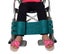1 Green Leg Restraint Strap Wheelchair Belt Footrest Non-slip Adjustable Leg Carousel 1