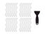 24PCS Anti Slip Shower Stickers Safety Bathtub Strips Carousel 9