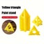 NEW 10pcs Mini Paint Stands - Triangle Pads for Woodworking Carousel 3