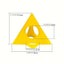 NEW 10pcs Mini Paint Stands - Triangle Pads for Woodworking Carousel 4
