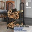 Steel 2-Tier Firewood Rack Fireplace Shovel Tools Set *Local STOCK NOW* Carousel 7