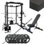 Smith Machine with 90kg weight plus adjustable bench Carousel 1