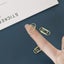 100 Gold Plated Paper Clips Mini Heart Shaped Paper Clips Bookmark Holder Offi Carousel 5