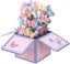 3d Greeting Cards Flower Baskets Bouquet Cards/butterfly 3d Birthday Anniv Carousel 1