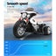 Rigo Kids Ride On Motorbike Motorcycle Toys Black White Carousel 4