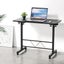 Artiss Laptop Desk Table Height Adjustable Wooden Bed Side Tables 80CM Black Carousel 2