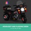 Rigo Kids Ride On Motorbike Motorcycle Car Black Carousel 5