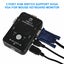 USB KVM VGA Switch w/VGA USB Cable For Mouse Keyboard Monitor PC Carousel 4