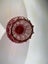 Art Nouveau Cut Cranberry Glass Bulb Vase Carousel 7