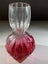 Art Nouveau Cut Cranberry Glass Bulb Vase Carousel 2