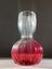 Art Nouveau Cut Cranberry Glass Bulb Vase Carousel 1