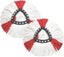 2-pack Compatible With Vileda Mop Heads red White 2-in-1 Turbo Mop Repl Carousel 1