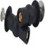 2pcs Toilet Seat 18mm Hinge Fixings Blind Hinges Fixing Hole Stretch Rubber Carousel 2