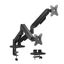 KONIC 17"-32" Eco Dual Monitor Stand - Mechanical Spring Arm - Weight Capacity Carousel 1