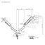 KONIC 17"-32" Eco Dual Monitor Stand - Mechanical Spring Arm - Weight Capacity Carousel 3