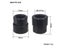Bicycle Thru Axle Nut M12 M14 M15 Thread Axle Nuts For 1.0/1.25/1.5/1.75mm Carousel 1