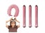 3/1pc Heatless Hair Curler No Heat Lazy Hair Rollers Overnight Sleeping Curling Carousel 1