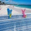 4 Beach Towel Clips flamingo + Slippers Beach Towel Clip Towel Rack Beach To Carousel 2