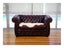 British Vintage 2-seater Chesterfield Leather Sofa Carousel 3