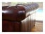 British Vintage 2-seater Chesterfield Leather Sofa Carousel 10