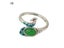 1PC Adjustable Knitting Loop Peacock Shape Crochet Ring Sewing Accessories Carousel 1