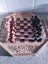 Ornate Wooden Chess and Backgammon Set Carousel 6