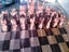 Ornate Wooden Chess and Backgammon Set Carousel 3