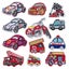 12 Pieces Iron-on Sticker Knee Iron-on Patches Children's Iron-on Patch Chi Carousel 1