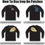 12 Pieces Iron-on Sticker Knee Iron-on Patches Children's Iron-on Patch Chi Carousel 5