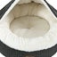 Charlie's Snookie Hooded Calming Dog Bed Charcoal Extra Large Carousel 14