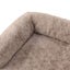 Charlie's VIP Lush Faux Fur Bolster Sofa Protector Calming Dog Bed Natural Large Carousel 13