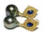 TAHITIAN Pearl 11.6 x 14mm Oval Dangle Earrings Carousel 5
