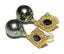 TAHITIAN Pearl 11.6 x 14mm Oval Dangle Earrings Carousel 6