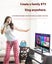 Wireless Bluetooth Karaoke Speaker with Microphone for Home Party KTV - Pink Carousel 6