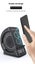 Bluetooth Speaker Wireless Charger Stand with Clock Radio for Phones - Black Carousel 4
