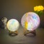 3D Starry Night Lamp with Remote, Touch Control, USB Rechargeable, 16 Colors Carousel 3
