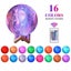 3D Starry Night Lamp with Remote, Touch Control, USB Rechargeable, 16 Colors Carousel 8