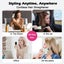 Cordless Portable Hair Straightener Brush Carousel 14