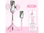 Wireless Bluetooth-compatible Selfie Stick With Led Ring Light Foldable Tripod Carousel 1