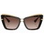 Womens Dolce & Gabbana Sunglasses DG4472 Havana On White Barrow Sunnies Carousel 2