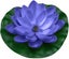 Lotus Leaf Solar Floating Fountain Pump with Panel for Garden Decor - Purple Carousel 2