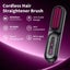 Portable Cordless Hair Mini Straightener Brush Carousel 9