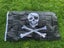 90*150cm Skull Pirate Flag Red Bandana Bones Double Knife SkullThree Carousel 3