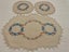 A set of 3 fabulous vintage hand embroidered Linen dresser cloths Carousel 3