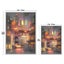 Anime LED Beautiful City Night View Light Painting LED Painting Lamp Carousel 7