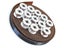 POWGE Silver Creality K1/K1 Max Kit 2GT-7.7 RF Belt 20T 2GT Idler Pulley Bore Carousel 1