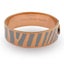 Halcyon Days Zebra Bangle Grey & Rose Gold Carousel 1