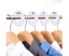 40pcs Clothing Rack Dividers Round Closet Organizer Hanging Closet Organizer Carousel 4