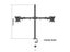 DL-T902-280II Full Motion Dual Monitor Stand Holder 80cm 10"-27" Clamp Grommet Carousel 1